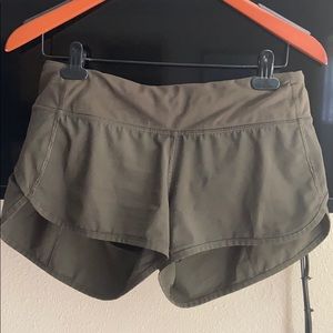 Lululemon speed shorts